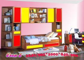 Мебель для детской комнаты с кроватью